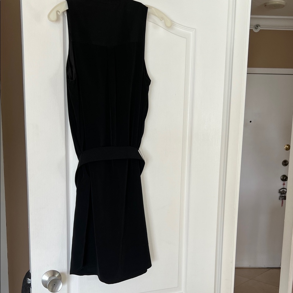Express Black Button-Front Mini Dress - Picture 5 of 8
